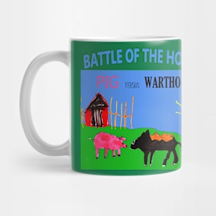 Animal Battle: Pig vs Warthog Mug